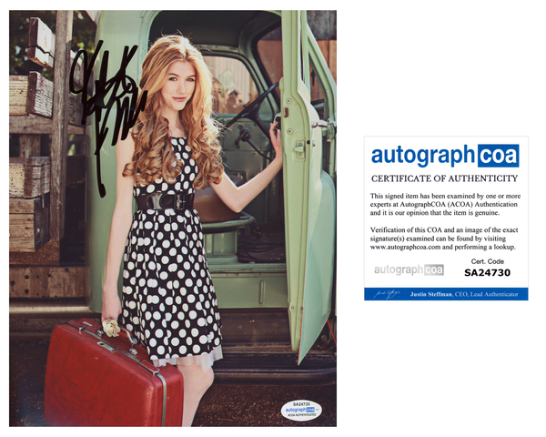 Katherine Kat McNamara Signed Autograph 8x10 Photo #4 - Outlaw Hobbies Authentic Autographs