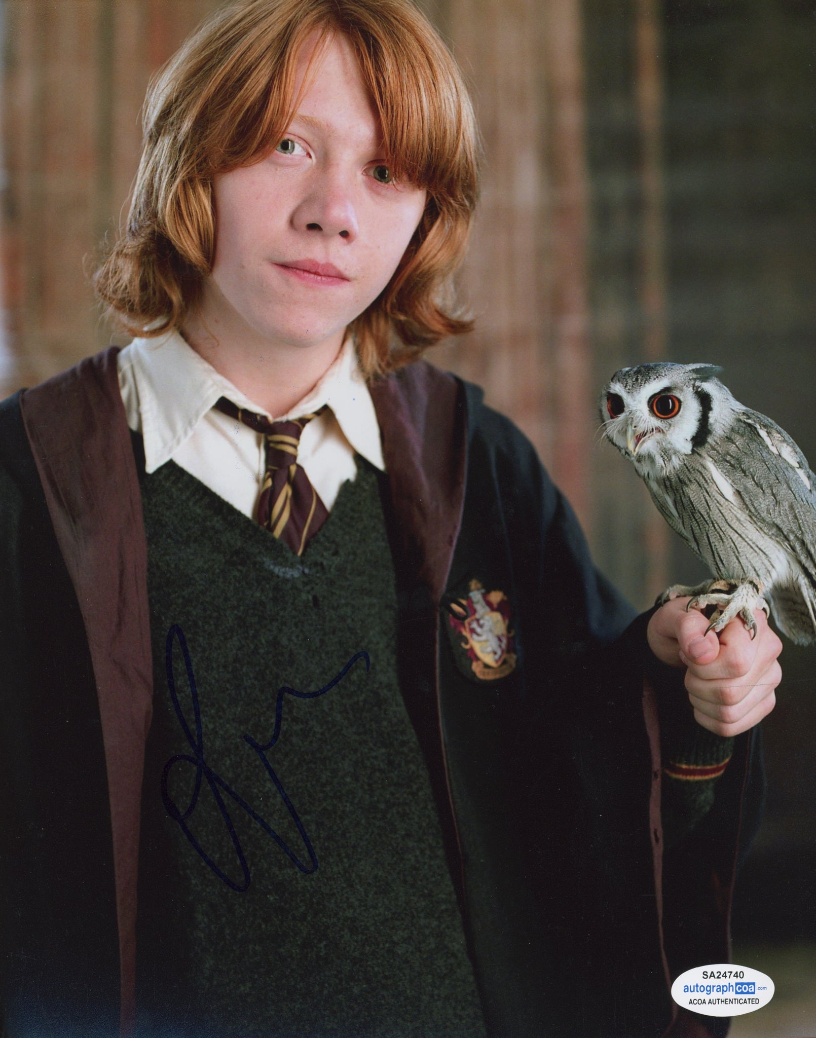 Rupert Grint Harry Potter Signed Autograph 8x10 ACOA - Outlaw Hobbies Authentic Autographs
