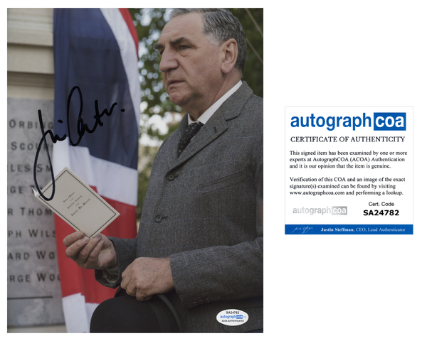 Jim Carter Downton Abbey Signed Autograph 8x10 Photo ACOA #4 - Outlaw Hobbies Authentic Autographs