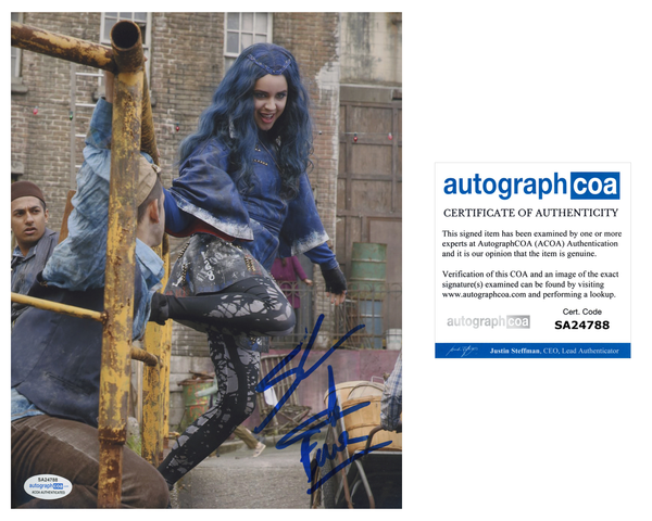 Sofia Carson Descendants Signed Autograph 8x10 Photo ACOA - Outlaw Hobbies Authentic Autographs