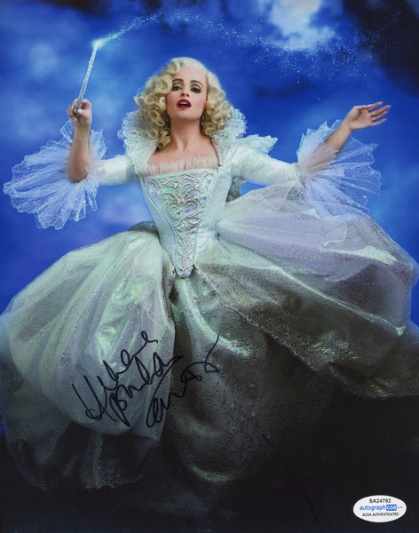 Helena Bonham Carter Cinderella Signed Autograph 8x10 Photo ACOA - Outlaw Hobbies Authentic Autographs