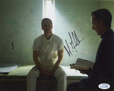 Michael Fassbender Assasin's Creed Signed Autograph 8x10 Photo ACOA #13 - Outlaw Hobbies Authentic Autographs