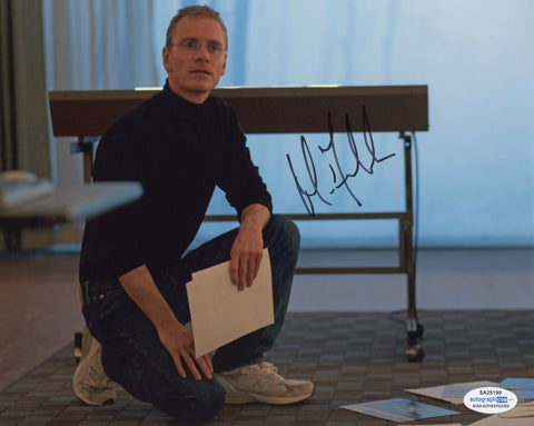 Michael Fassbender Jobs Signed Autograph 8x10 Photo ACOA #17 - Outlaw Hobbies Authentic Autographs