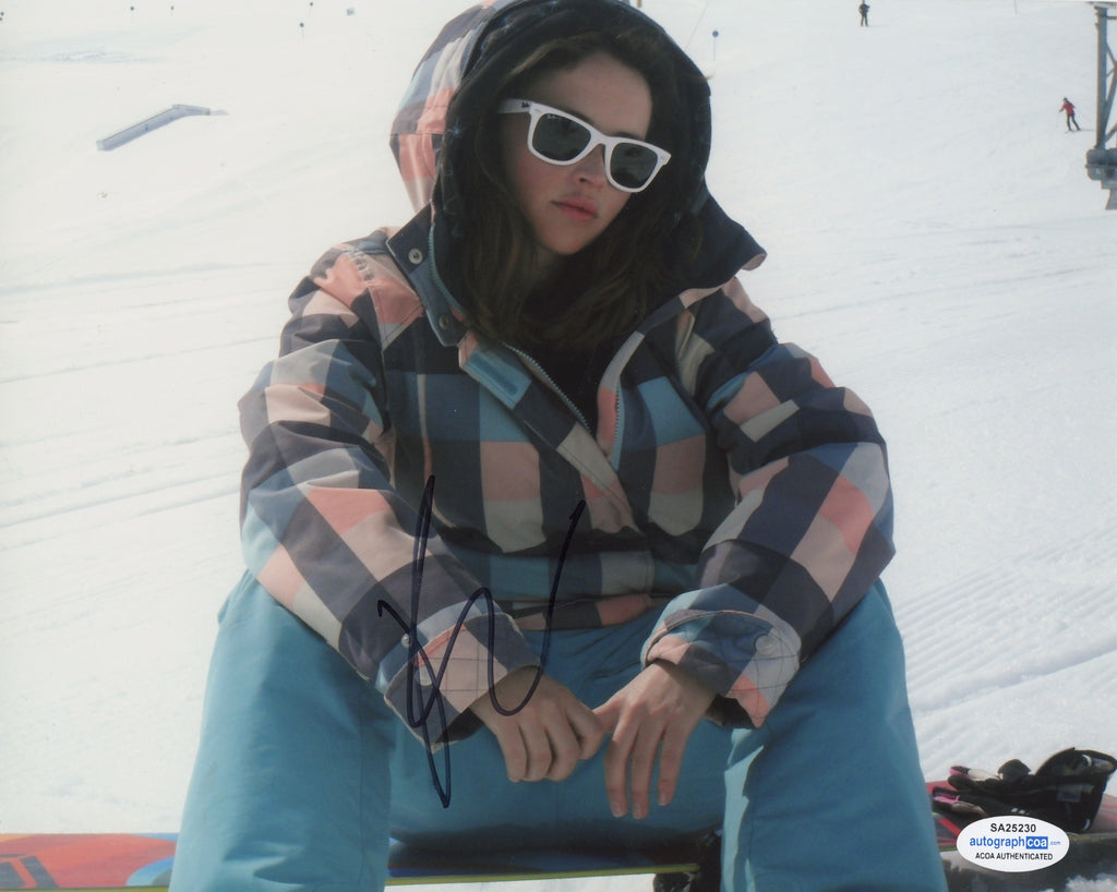 Felicity Jones Chalet Girl Signed Autograph 8x10 Photo ACOA