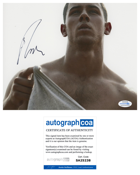 Nick Jonas Kingdom Signed Autograph 8x10 Photo ACOA #4 - Outlaw Hobbies Authentic Autographs