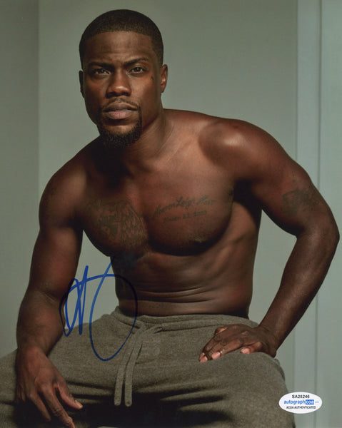 Kevin Hart Jumanji Signed Autograph 8x10 Photo ACOA #4 - Outlaw Hobbies Authentic Autographs