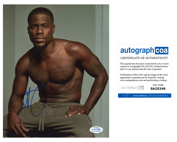 Kevin Hart Jumanji Signed Autograph 8x10 Photo ACOA #4 - Outlaw Hobbies Authentic Autographs