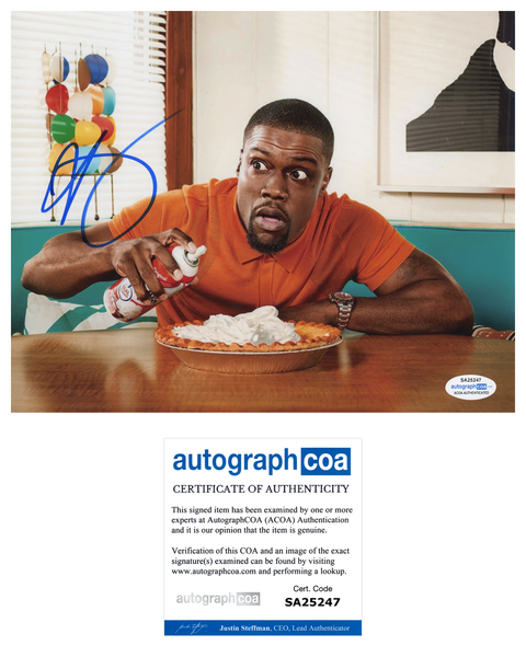 Kevin Hart Jumanji Signed Autograph 8x10 Photo ACOA #6 - Outlaw Hobbies Authentic Autographs