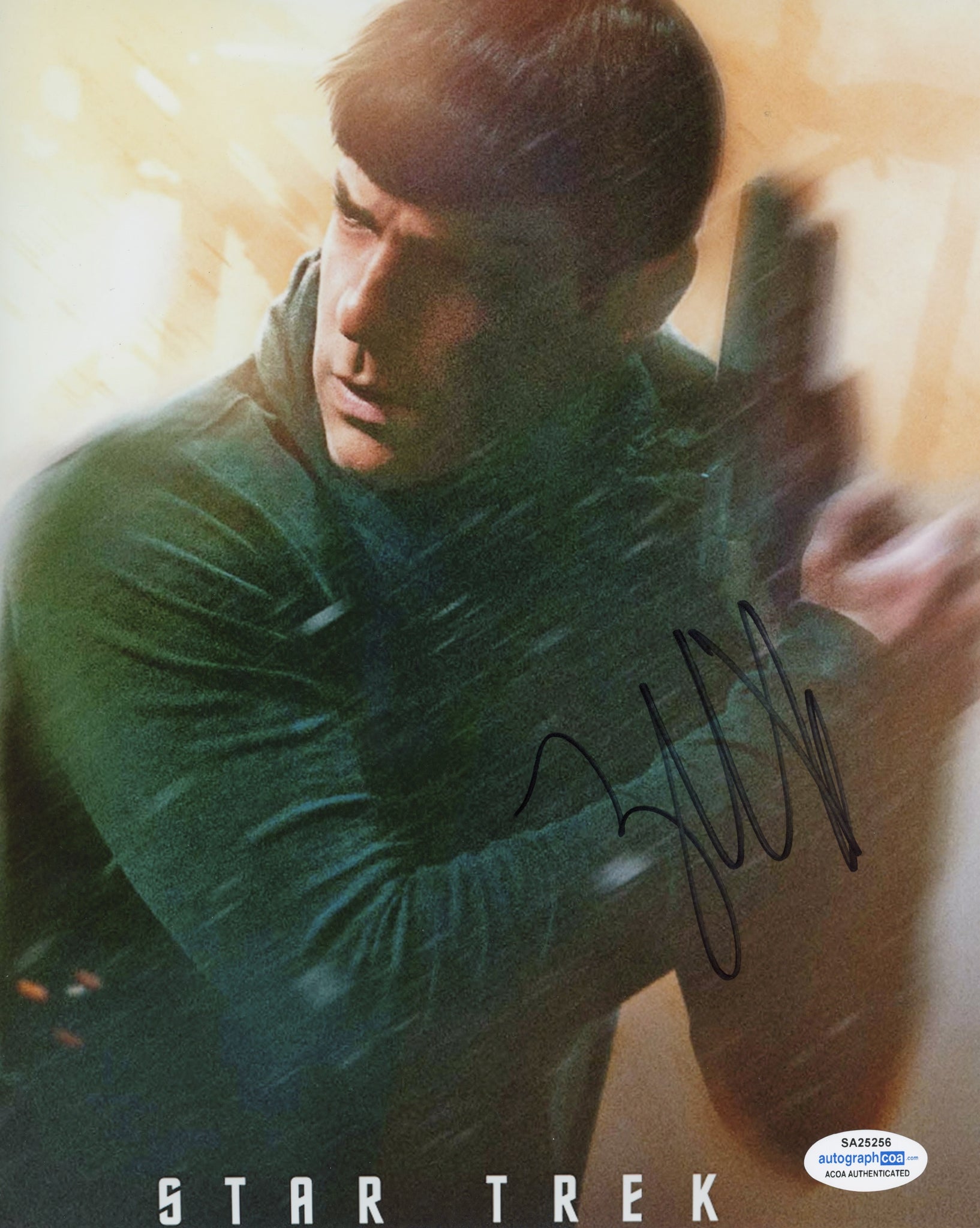 Zachary Quinto Star Trek Signed Autograph 8x10 Photo ACOA #8 - Outlaw Hobbies Authentic Autographs