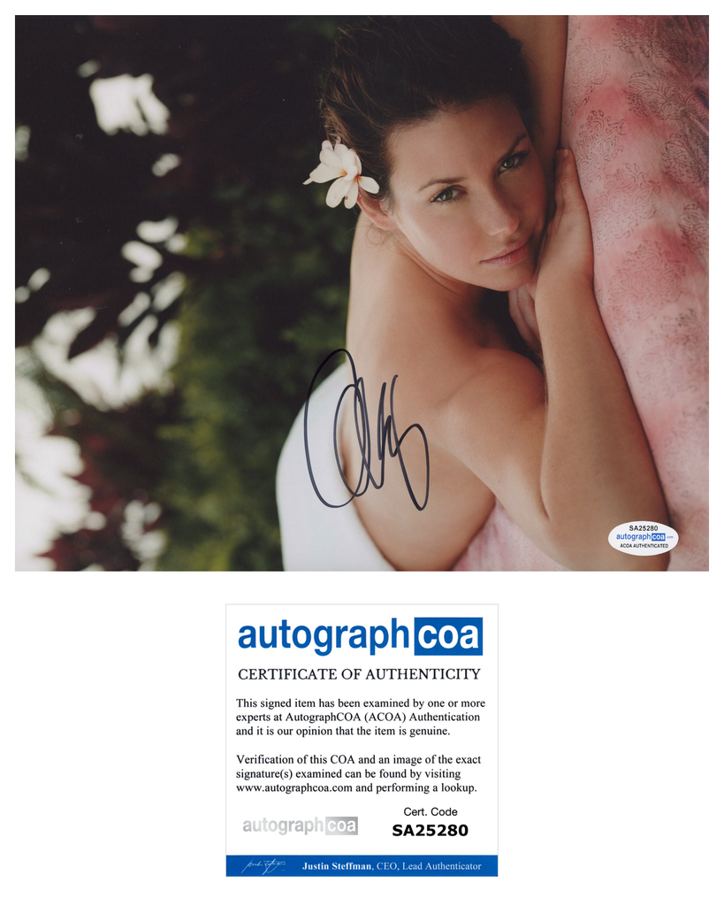 Evangeline Lilly Sexy Signed Autograph 8x10 Photo #11 | Outlaw Hobbies  Authentic Autographs