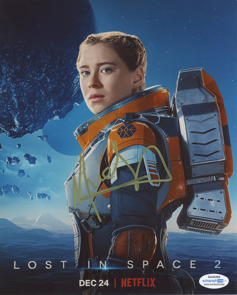 Mina Sundwall Lost in Space Signed Autograph 8x10 Photo ACOA #4 - Outlaw Hobbies Authentic Autographs