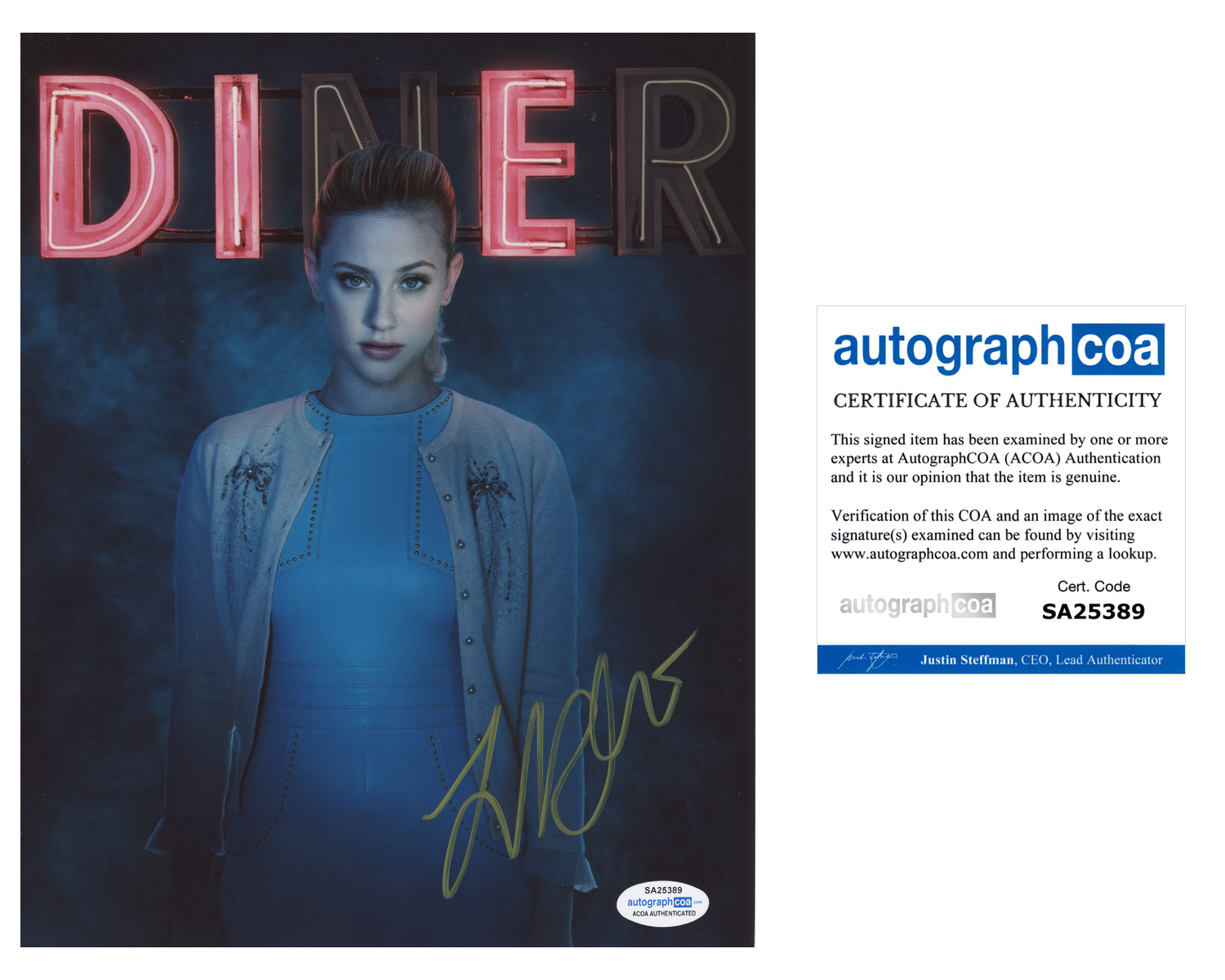 Lili Reinhart Sexy Riverdale Signed Autograph 8x10 Photo ACOA #6