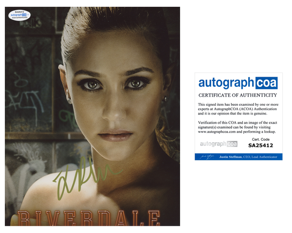 Lili Reinhart Riverdale Signed Autograph 8x10 Photo ACOA #26 - Outlaw Hobbies Authentic Autographs