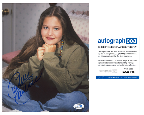 Candace Cameron Bure Full House Signed Autograph 8x10 Photo ACOA #8 - Outlaw Hobbies Authentic Autographs