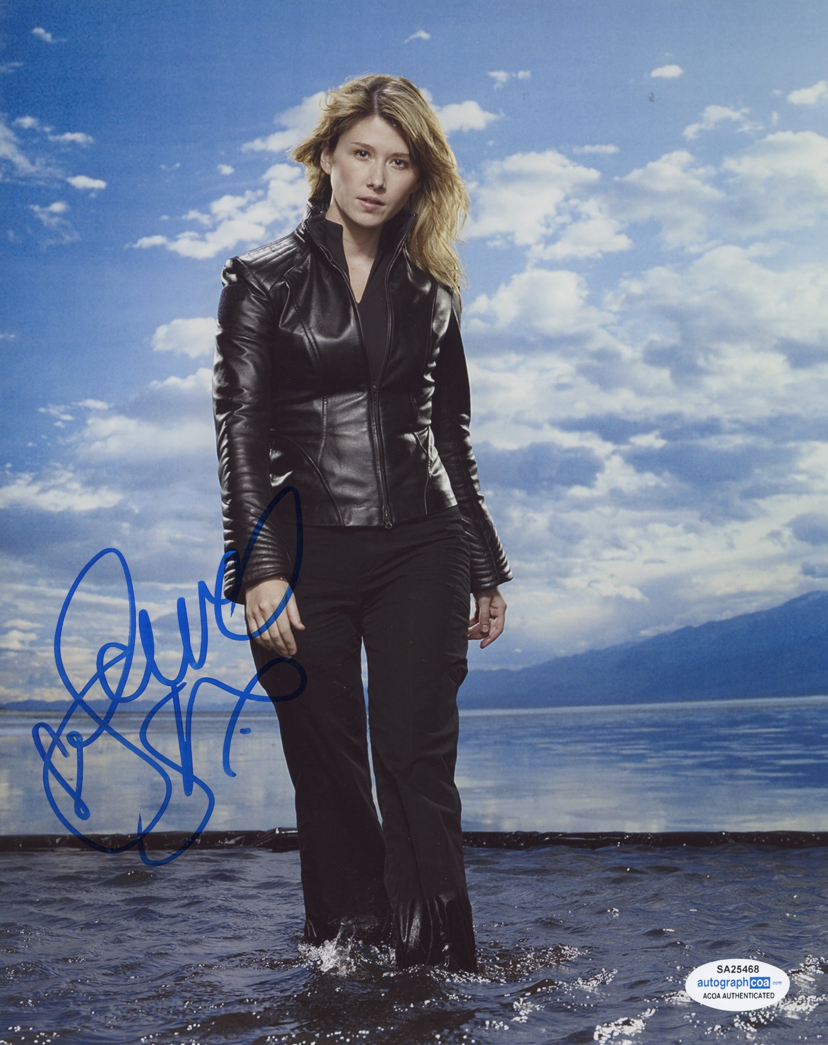 Jewel Staite Stargate Signed Autograph 8x10 Photo ACOA #2 - Outlaw Hobbies Authentic Autographs