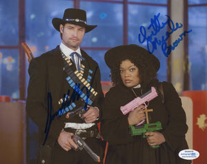 Josh Holloway & Yvette Nicole Brown Community Signed Autograph 8x10 Photo ACOA - Outlaw Hobbies Authentic Autographs