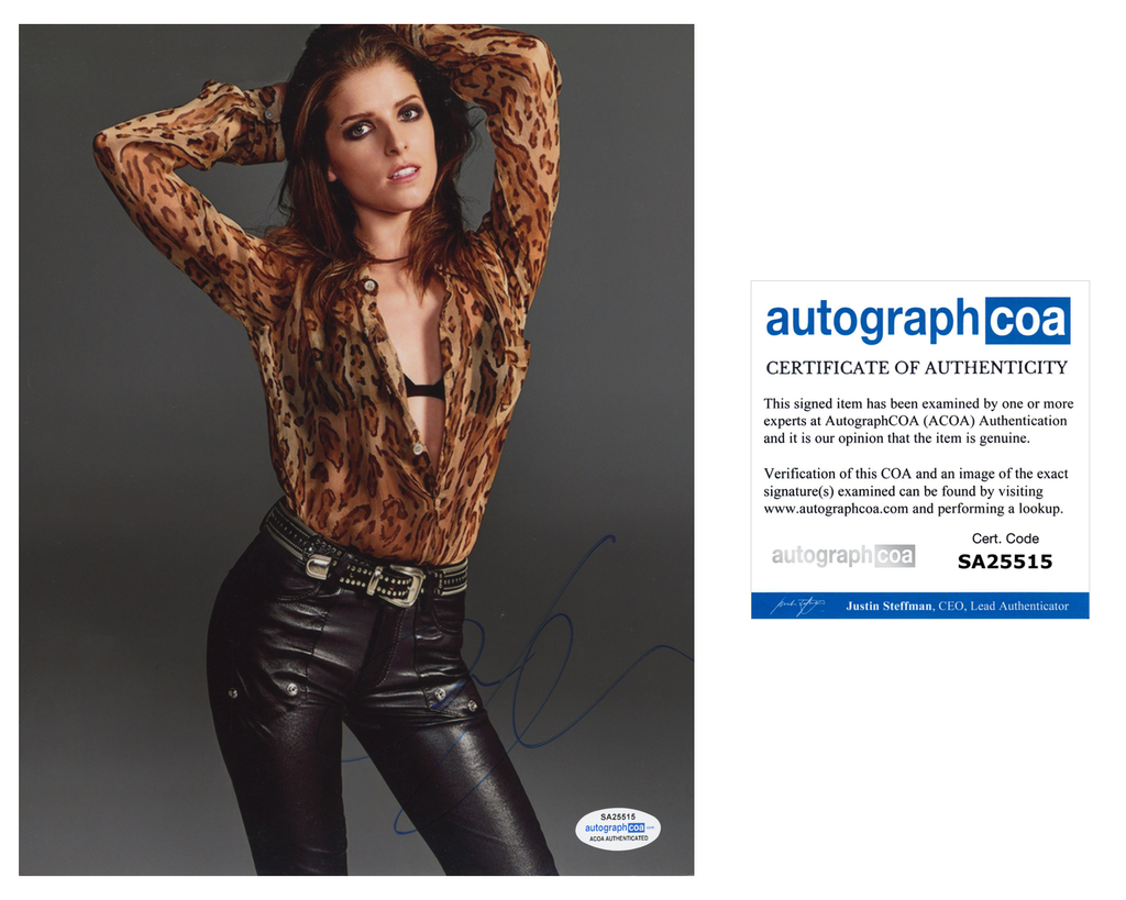 Anna Kendrick Sexy Signed Autograph 8x10 Photo ACOA #8 Outlaw Hobbies Authentic Autographs Anna Kendrick Sexy Signed Autograph 8x10 Photo ACOA #8 Outlaw Hobbies Authentic Autographs