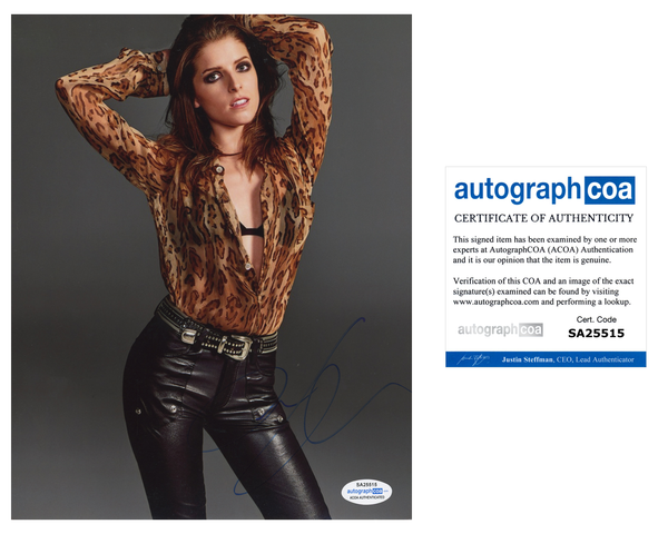 Anna Kendrick Sexy Signed Autograph 8x10 Photo ACOA #8 - Outlaw Hobbies Authentic Autographs
