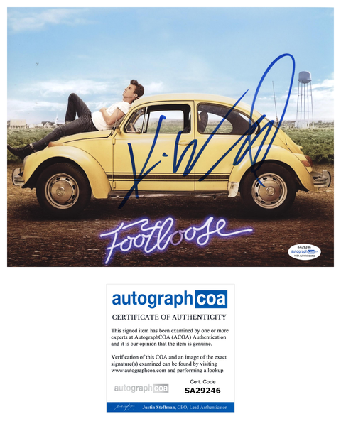Kenny Wormald Footloose Signed Autograph 8x10 Photo ACOA - Outlaw Hobbies Authentic Autographs
