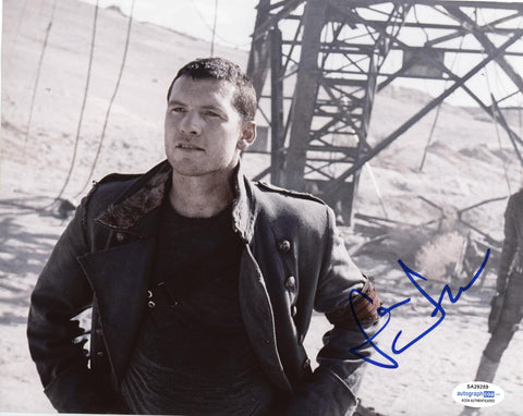 Sam Worthington Terminator Signed Autograph 8x10 Photo ACOA #2 - Outlaw Hobbies Authentic Autographs