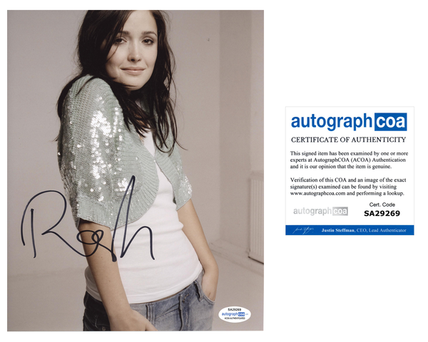 Rose Byrne Sexy Signed Autograph 8x10 Photo ACOA - Outlaw Hobbies Authentic Autographs