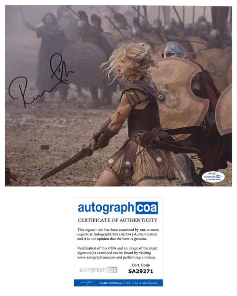 Rosamund Pike Wrath of Titans  Signed Autograph 8x10 ACOA #6 - Outlaw Hobbies Authentic Autographs