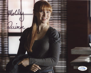 Molly Quinn Castle Signed Autograph 8x10 Photo ACOA - Outlaw Hobbies Authentic Autographs