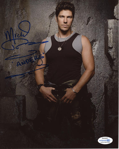 Michael Trucco Battlestar Signed Autograph 8x10 Photo - Outlaw Hobbies Authentic Autographs