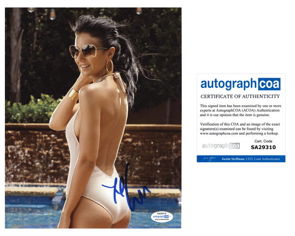 Emmanuelle Chriqui Sexy Signed Autograph 8x10 Photo ACOA #9 - Outlaw Hobbies Authentic Autographs
