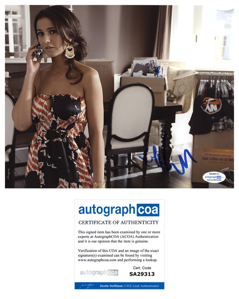Emmanuelle Chriqui Sexy Signed Autograph 8x10 Photo ACOA #13 - Outlaw Hobbies Authentic Autographs