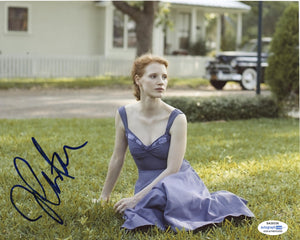 Jessica Chastain Sexy Signed Autograph 8x10 Photo ACOA #9 - Outlaw Hobbies Authentic Autographs