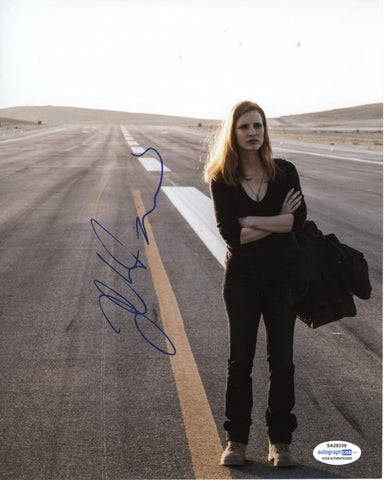 Jessica Chastain Zero Dark Thirty Signed Autograph 8x10 Photo ACOA #10 - Outlaw Hobbies Authentic Autographs