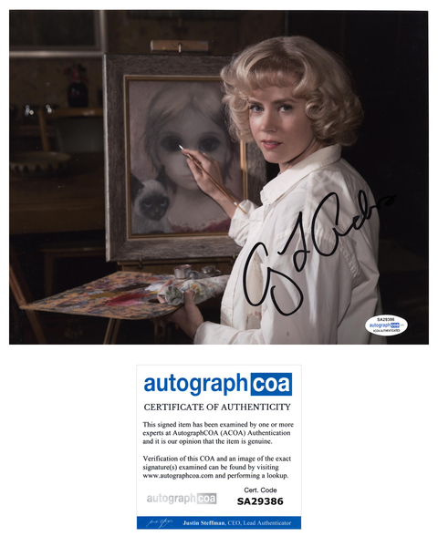 Amy Adams Big Eyes Signed Autograph 8x10 Photo ACOA #6 - Outlaw Hobbies Authentic Autographs