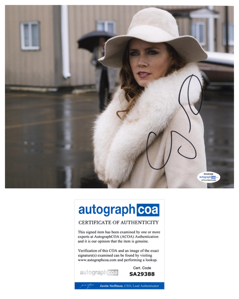 Amy Adams American Hustle Signed Autograph 8x10 Photo ACOA #8 - Outlaw Hobbies Authentic Autographs