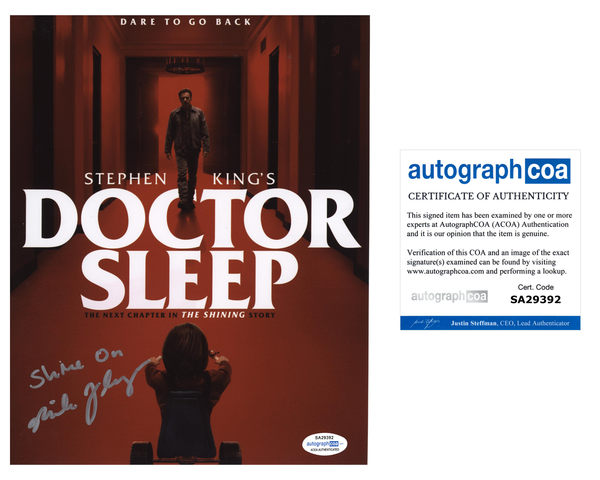 Mike Flanagan Doctor Sleep Signed Autograph 8x10 Photo ACOA Stephen King - Outlaw Hobbies Authentic Autographs