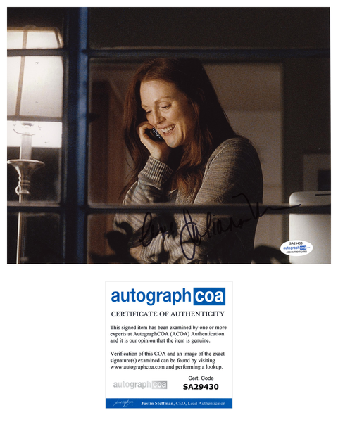 Julianne Moore Sexy Signed Autograph 8x10 Photo ACOA #11 - Outlaw Hobbies Authentic Autographs