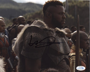 Winston Duke Black Panther Signed Autograph 8x10 Photo ACOA #3 - Outlaw Hobbies Authentic Autographs