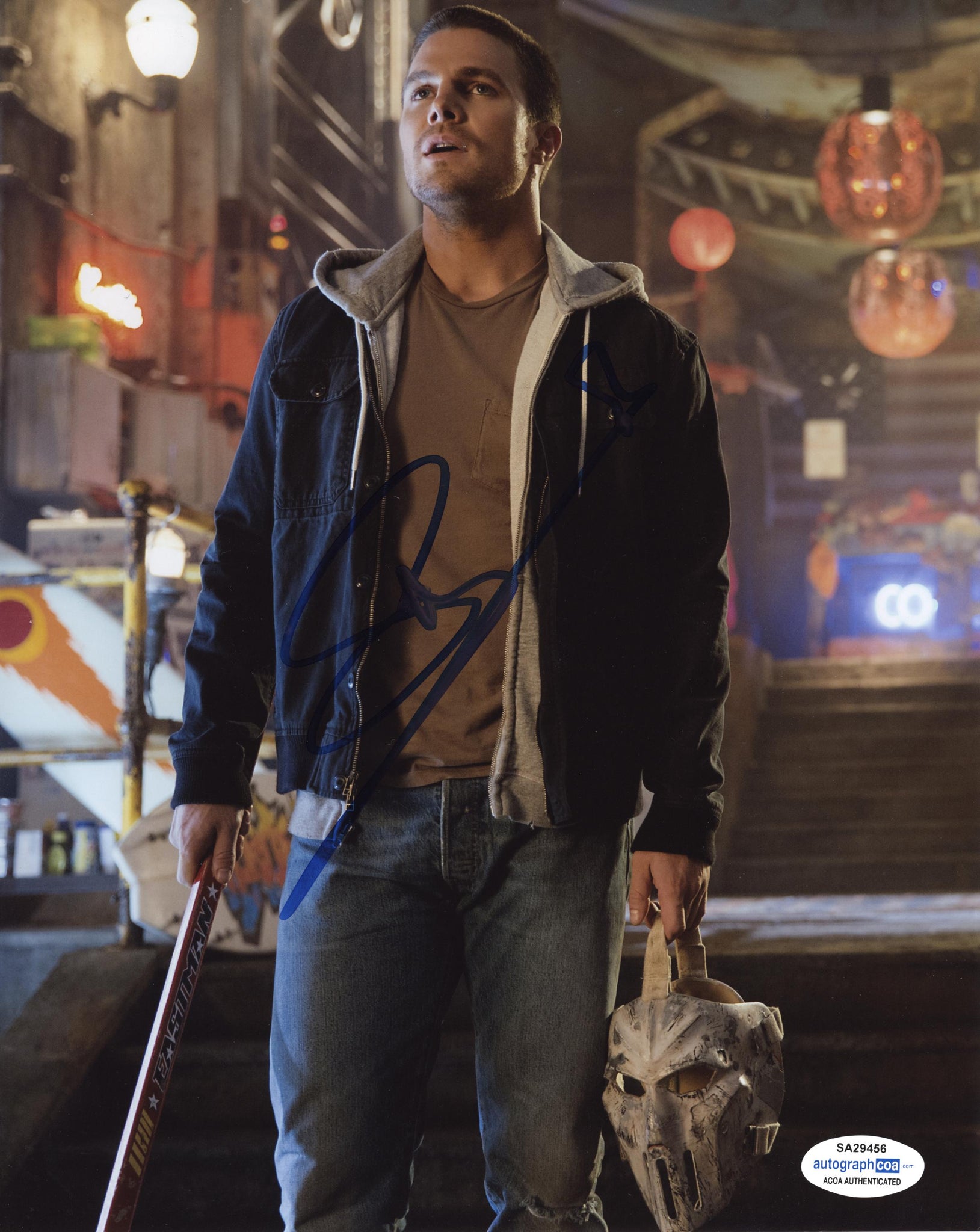 Stephen Amell TMNT Turtles Autograph Signed 8x10 Photo #32 - Outlaw Hobbies Authentic Autographs