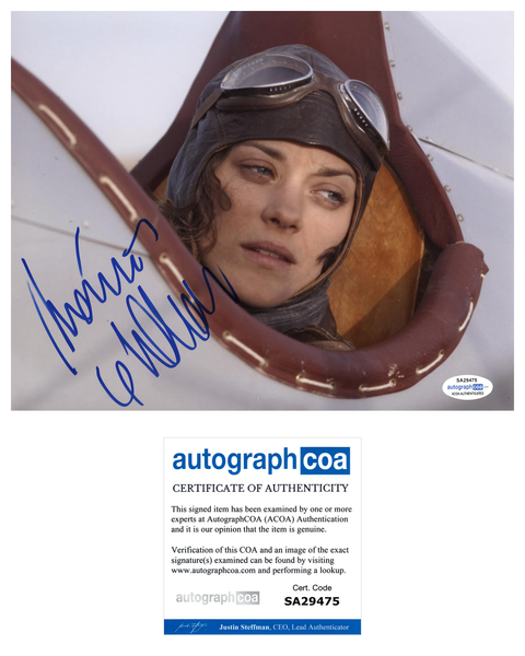 Marion Cotillard Sexy Signed Autograph 8x10 Photo ACOA - Outlaw Hobbies Authentic Autographs