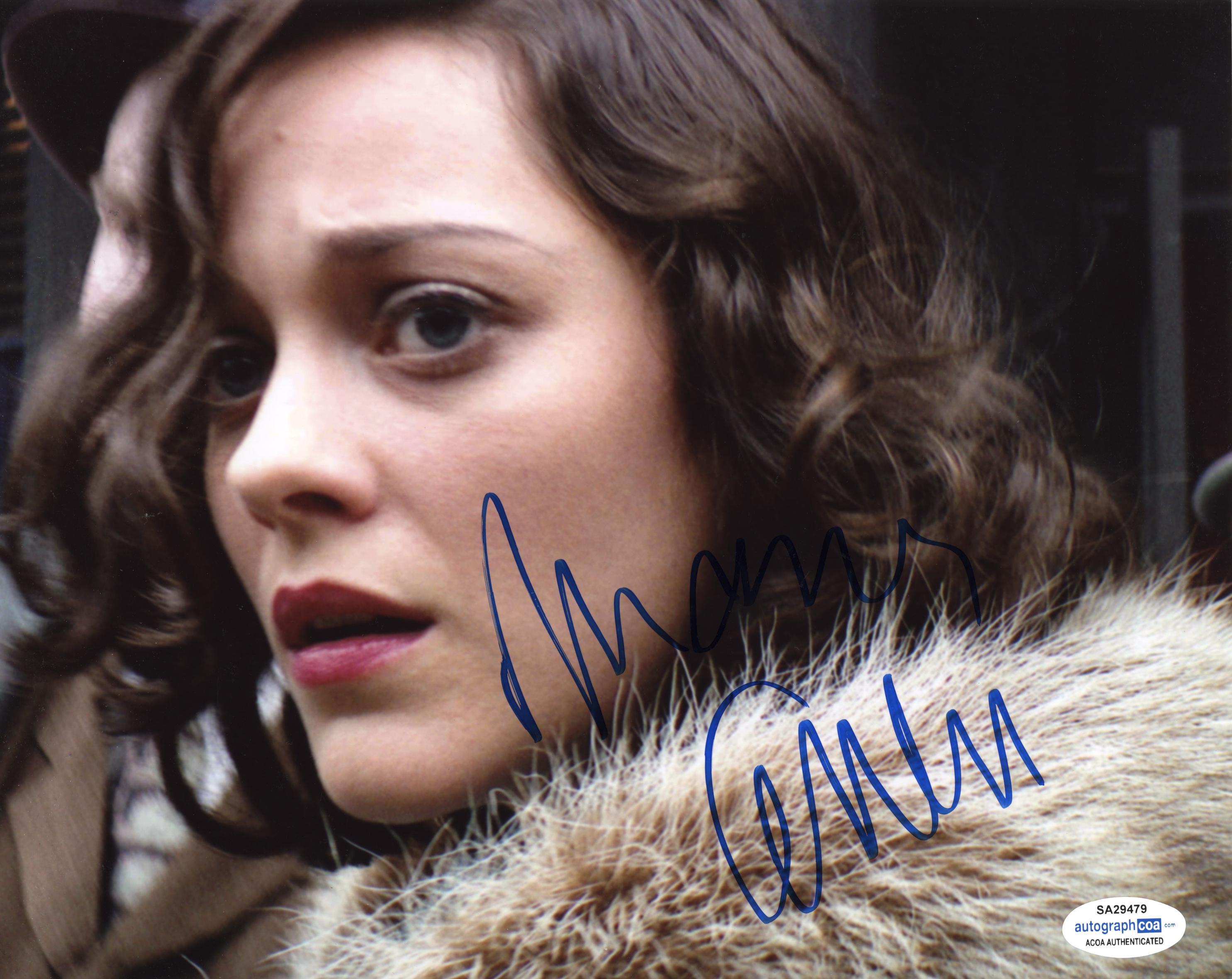 Marion Cotillard Sexy Signed Autograph 8x10 Photo ACOA #2 | Outlaw