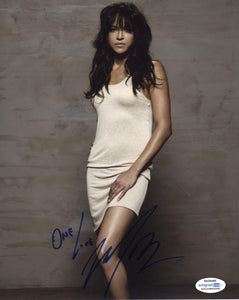 Michelle Rodriguez Fast Furious Signed Autograph 8x10 Photo ACOA #17 - Outlaw Hobbies Authentic Autographs