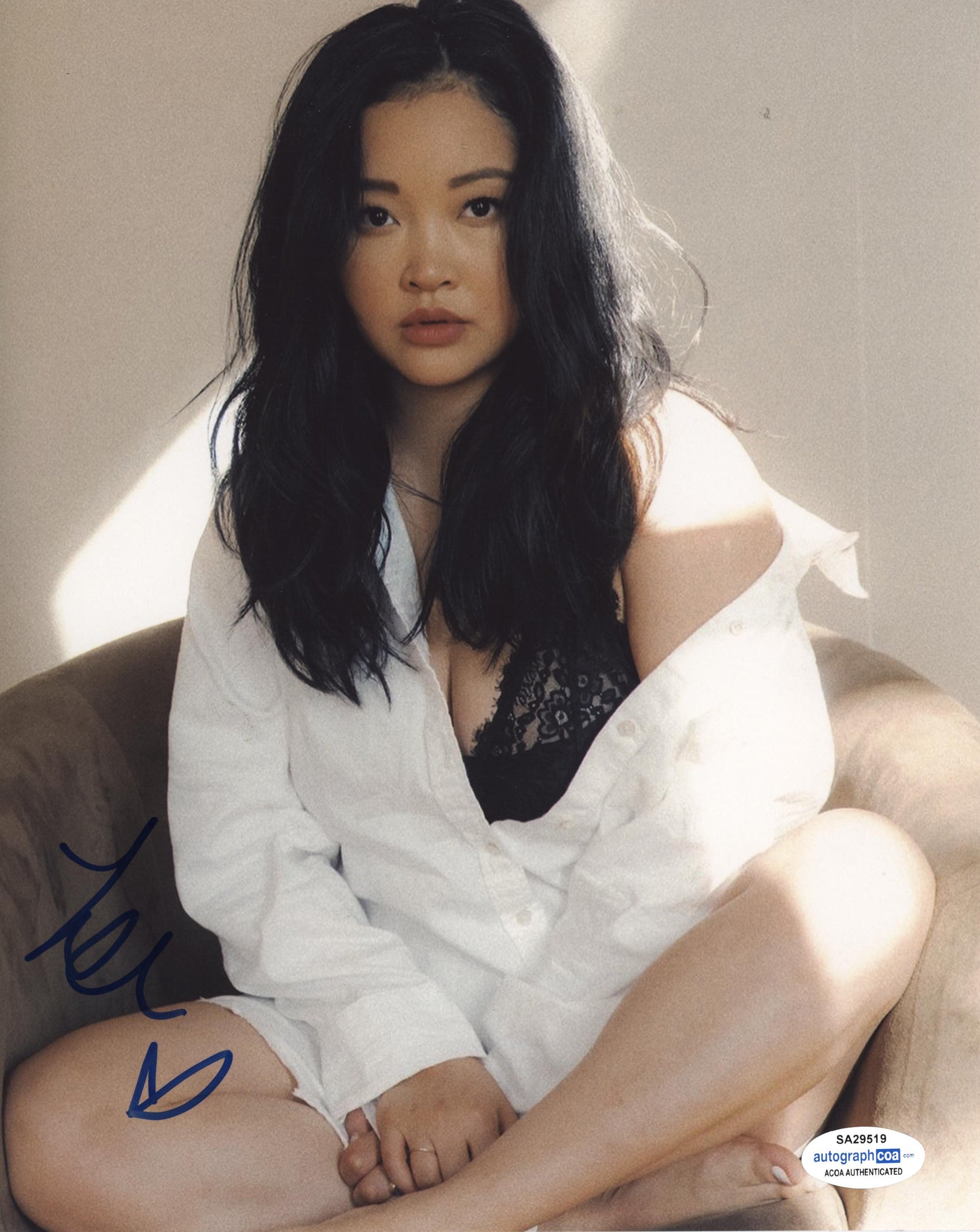Lana Condor To All the Boys Signed Autograph 8x10 Photo ACOA - Outlaw Hobbies Authentic Autographs