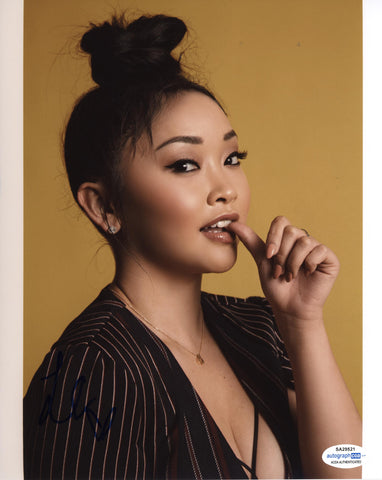 Lana Condor To All the Boys Signed Autograph 8x10 Photo ACOA #3 - Outlaw Hobbies Authentic Autographs