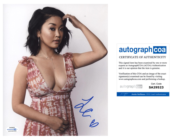 Lana Condor To All the Boys Signed Autograph 8x10 Photo ACOA #5 - Outlaw Hobbies Authentic Autographs