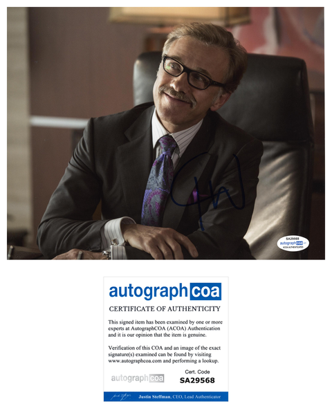 Christoph Waltz Horrible Bosses Signed Autograph 8x10 Photo ACOA #8 - Outlaw Hobbies Authentic Autographs