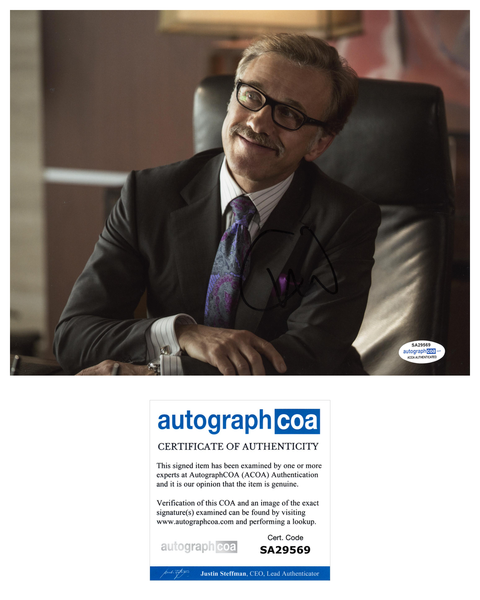 Christoph Waltz Horrible Bosses Signed Autograph 8x10 Photo ACOA #9 - Outlaw Hobbies Authentic Autographs