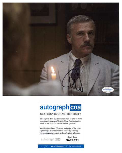 Christoph Waltz Tarzan Signed Autograph 8x10 Photo ACOA #10 - Outlaw Hobbies Authentic Autographs