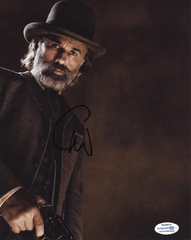 Christoph Waltz Hateful 8 Signed Autograph 8x10 Photo ACOA #14 - Outlaw Hobbies Authentic Autographs