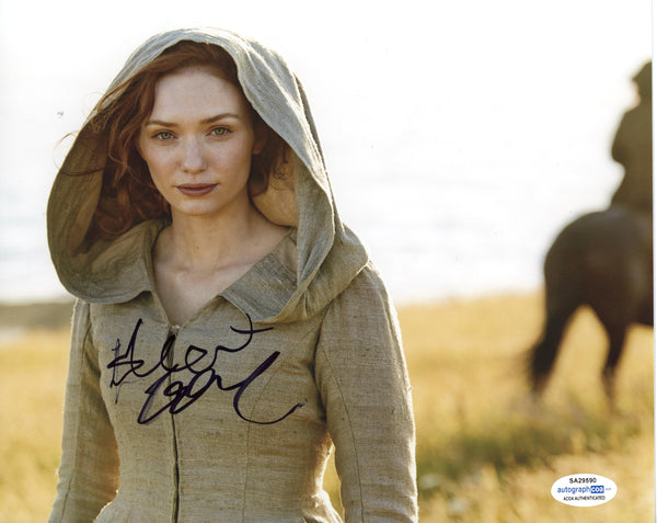 Eleanor Tomlinson Poldark Signed Autograph 8x10 ACOA #6 - Outlaw Hobbies Authentic Autographs