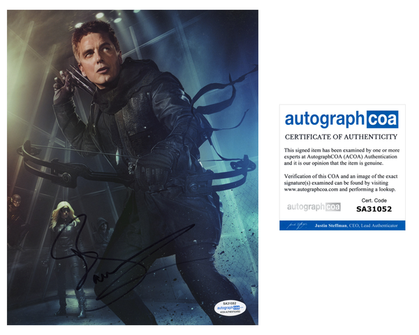 John Barrowman Arrow Signed Autograph 8x10 Photo ACOA - Outlaw Hobbies Authentic Autographs